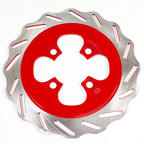 Rear Red Brake Disc compatible with Lexmoto Venom 125 SK125-22/Venom EFI SK125-22-E4/Venom SE 125 SK125-22S/Viper 125 SK125-22A, compatible with Romet Division 125 SK125-22 (ROMET)