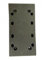 Bosch Piastra abrasiva per PSS 190 AC & PSS 200 AC, con funzione di serraggio (93 x 182 mm)