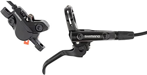 SHIMANO BR-MT500 Scheibenbremse und BL-MT501 Hebel - hinten, hydraulisch, 2-Kolben, Pfostenhalterung, schwarz