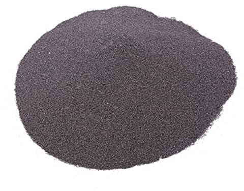 Polvere di Ossido di Alluminio Marrone Sabbia Sabbia 2,2 Libbre Mezzi Abrasivi per Sabbiatura per Armadietti Pistole Sabbiatrici (grana 100) (Grana 120)