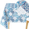 KP HOME Abwischbare Tischdecke, rechteckig, 300 x 140 cm, marineblau, PVC, abwischbare Kunststoff-Tischdecke für den Außenbereich, wasserdicht, rechteckig, Wachstuch, 10-Sitzer-Tischdecke mit