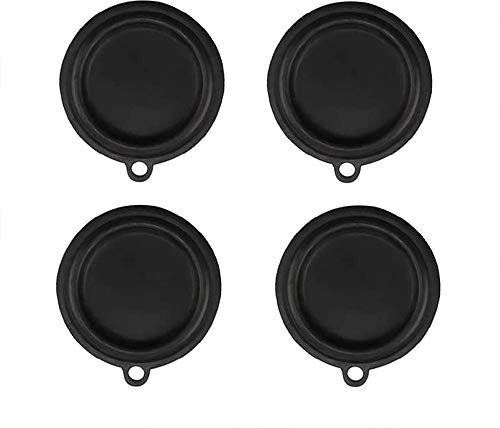 PZRT 4PCS Universal Gas Warmwasserbereiter Wasserdruck Membran Wasser Gas Gestänge Ventil Membran Dichtung Wasser Membran Trommel Membran zur Erhöhung des Wasserdrucks 54mm Schwarz