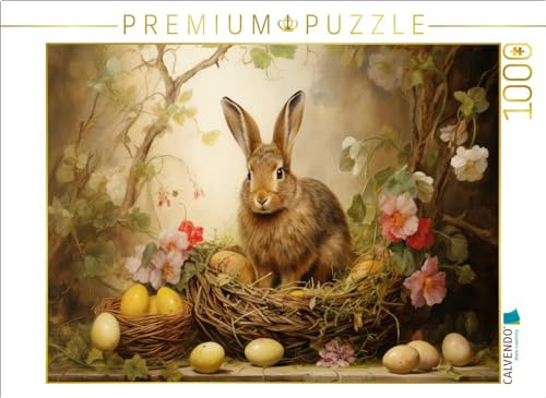 CALVENDO Puzzle Osterhäschen | 1000 Teile Lege-Größe 64 x 48 cm Foto-Puzzle für glückliche Stunden
