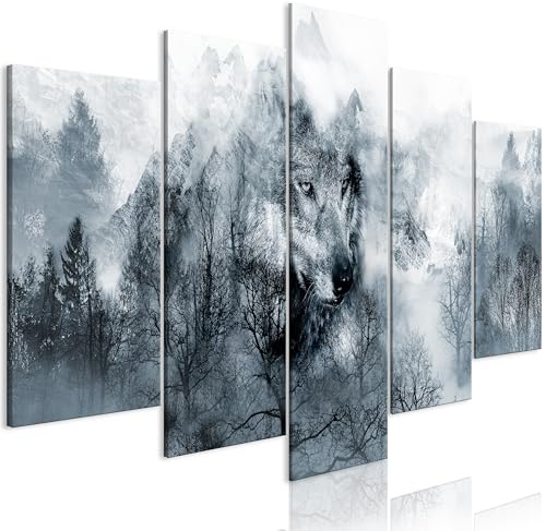 murando - Leinwandbild Geschenke Heimdekoration, 100x50 cm, 5-teilig | Hochwertige Leinwand, sofort aufhängbar, ideal fürs Wohn- oder Schlafzimmer, wasserfest und lichtecht, langlebig, stilvoll