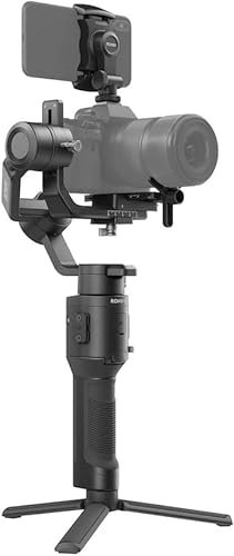 DJI Ronin-SC Gimbal, Einhandgimbal für spiegellose Kamerasysteme, Ungehinderte Rollachse, 11 Stunden Akkulaufzeit, Kompatibel mit Sony, Panasonic, Lumix, Nikon und Canon Kameras