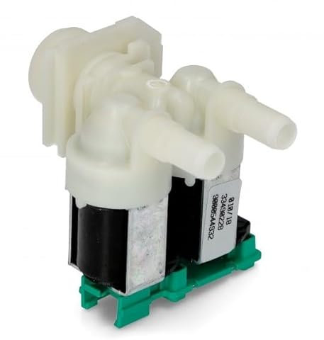 Bosch Siemens 174261 Électrovanne double 180° droite Ø 10,5 mm pour machine à laver