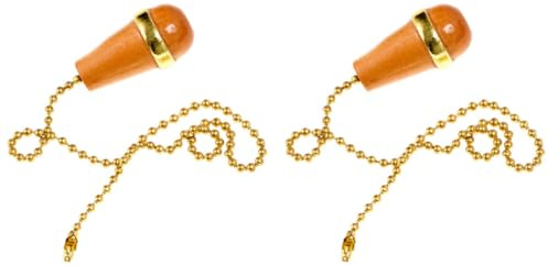 MOBUTOFU Catene per Lampade da Soffitto e Ventilatori Cordino di Sospensione, Set da 2 Pezzi in Materiale Levigato senza Sbavature, per Lampadari e Ventilatori da Cucina Colore Casuale