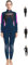 Cressi Morea Damen - Neoprenanzug 3mm für alle Wassersportarten, Rosa/Blau/Silber, M/3