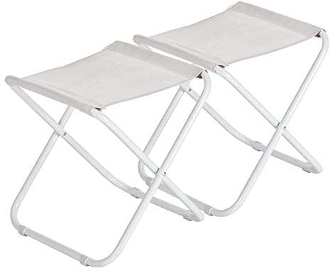 Harbour Housewares Klassische Klapphocker - Weiß - Pack Von 2