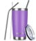 UsparkMC 20oz 550ml Tumbler Stainless Steel with Lid and Straw,Double Wall Vacuum Insulated Coffee Travel Mug for Hot & Cold,Reusable Cup,BPA Free