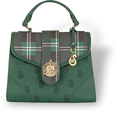 Borsa a mano di Harry Potter con ciondolo Serpeverde, Verde