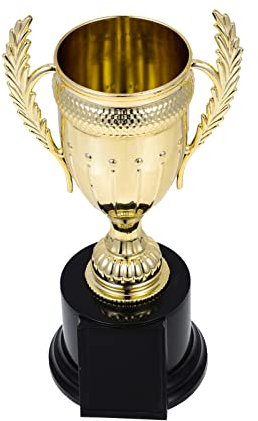 STOBOK Golden Trophy Golden Cup Award Trophies Cup Winner Award Trophies Cup Achievement Prize Award for School Office Sports