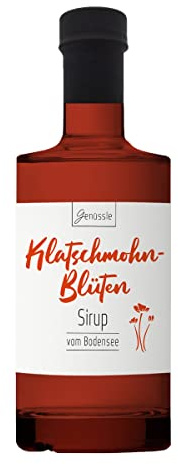 BIO Klatschmohnblütensirup 3x 350 ml - Genüssle Klatschmohnblüten Sirup vom Bodensee