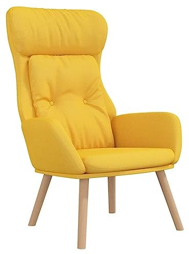 vidaXL Relaxsessel Senfgelb Stoff