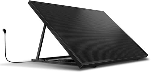 BENY Panneau Solaire Plug & Play, Kit Solaire Autonome Complet 220V, Kit Panneau Solaire- Panneau Solaire 430w- Micro-onduleur Solaire 600W- Support Panneau Solaire Réglables- Câble 5m