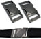 DHER Steckverschluss Klickverschluss aus Metall Metallschnalle, Ersatztaschenschnalle, Gürtelschnalle Verschluss, für Paracord Armband, Hundehalsband, Rucksack (C, 25mm)