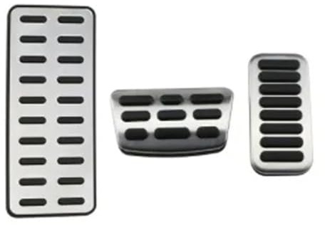 Auto Pedal Abdeckung Für Hyundai Für Kona Für Kauai OS SX2 2018~2025 Anti-Slip Edelstahl Fußstütze Kupplung Abdeckung Zubehör Auto Gas Brems Rest Pedale Pedalabdeckung Accelerator(3pcs)