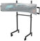 Dardoo Sim Racing Triple Monitor Stand mit einstellbarer Höhe & Breite für 24-32 Zoll Display 3 Bildschirme TV-Halterung Kompatibel mit Rundrohr Racing Sim Cockpit