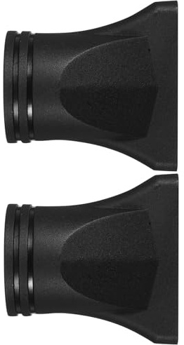 Zerodeko 2 pezzi Bocchettone per Asciugacapelli Nero Ugello per Styling Capelli con Flusso d Aria Preciso e Resistente Accessorio Leggero in Plastica per Parrucchieri Adatto Phon Diametro
