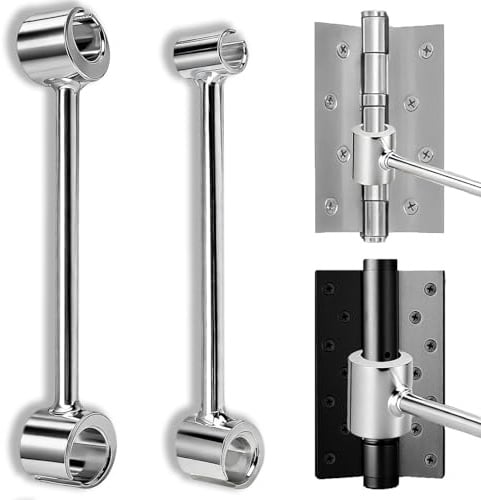 2 Pièces Outil de Réglage de Charnière de Porte, Cle de Réglage Gond Porte Multifonctionnelle, Outil de Réparation pour Portes Coupe-Feu, Sécurité et Salles Blanches