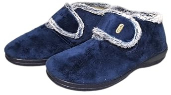 COZSERIES Botines Casa Mujer Invierno Botas Cuña Antideslizante