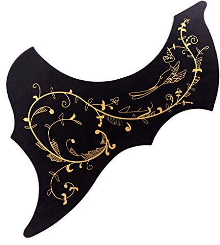 Folk Guitar Pickguard Scratch Plate for 40/41 for Acoustic Guitar Black