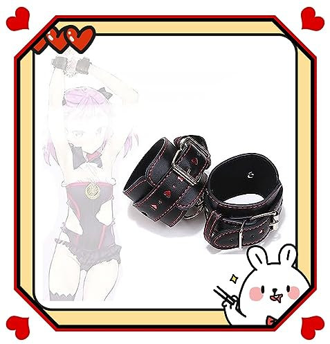 𝙎𝙚̣𝙭 𝘽σ𝙣𝙙α𝙜𝙚 Schwarzes Handschellenspielzeug, Leder, Langlebig Und Bequem, Geschenke Für Männer Und Frauen