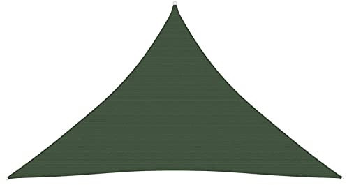 Chaduof Sonnensegel, Sichtschutz Balkon, Balkon Sonnenschutz, Sonnenschutzsegel,Regenschutz Balkon, Seitenmarkise, Sichtschutz Terrasse, 160 g/m² Dunkelgrün 4x4x5,8 m HDPE