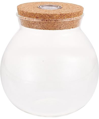 KITANDOVE -Glas-öko-Flasche Mit Landschaftsversiegelung Und Leicht Zu Reinigendem Deckel Für Die Inneneinrichtung