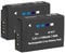 Lithium Battery LP-E17 LPE17 Full Decode Camera Battery ，Compatible For Canon R8 R10 R50 RP 850D 800D 760D 750D 200D 77D M6 M5 M3 200D M6II II(2 Pcs Battery)