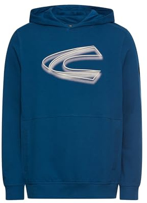 camel active Herren Sweatshirt aus Reiner Baumwolle | Hoodie mit Kapuze und seitlichen Taschen in der Relaxed-Fit Passform aus reiner Baumwolle