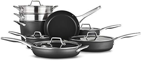 Calphalon Premier harteloxiertes Antihaft-Kochgeschirr-Set, 13-teilig
