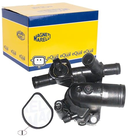 MAGNETI MARELLI 352317101990 Thermostat Kühlmittel Kühlwasserthermostat mit Dichtung mit Sensor 83°C Kompatibel mit OPEL Vivaro A Kastenwagen X83 4449899 1106100Q0A TE0199