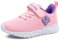 MINBEI Scarpe Ginnastica Bambina Sneaker Scarpe da Corsa Neonate Sportive per Bambini Ragazze Indoor Outdoor per Corsa Camminare Tennis Palestra Jogging Running Fitness Atletico, Rosa 28 EU