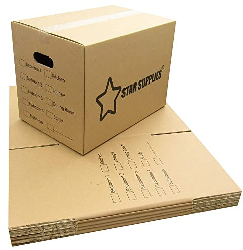 20 x Strong Cardboard Packing Shipping House Moving 47cm x 31.5cm x 25.4cm Boxes