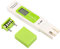 Yctze Probador de Salinidad, C 100 5 en 1 Salinity TDS EC Probador de Agua de Mar Probador de Calidad del Agua Multifunción con Retroiluminación Probador de Agua Salada para Piscinas