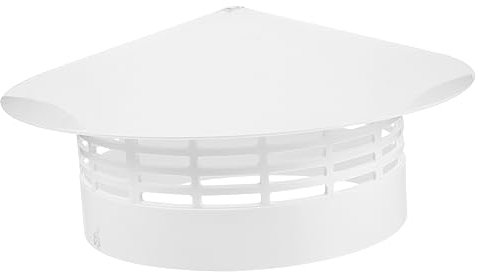 CHILDWEET Pvc-schornsteinhaube Winddichte Wasserdichte Dachlüftungskappe Pilzform Regenkappe Für Kamin Wetterfeste Langlebige Belüftungsschutzabdeckung Installieren Garten Und Haus Geeignet