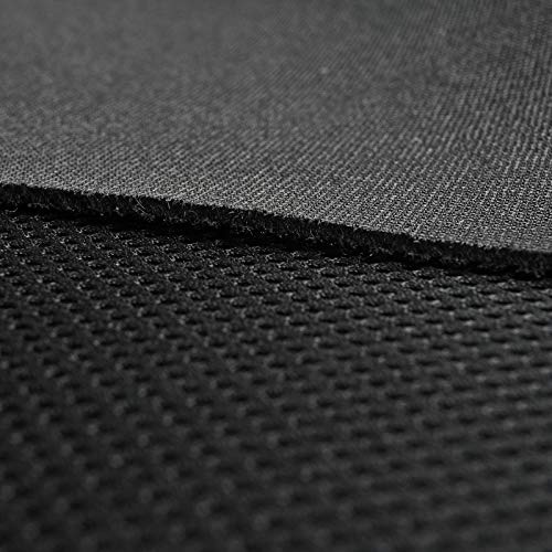 Air Mesh – Öko-Tex® 3D Netzgewirke – Atmungsaktives Abstandsgewirke – per Meter (Schwarz)