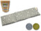 TERMOSAK Wärmekissen mit grünem Soja und Lavendel 45x14, körnerkissen Mikrowellen/Gefrierschrank, heizkissen Wärme/Kälte, sehr langlebig. (04 - Sterne, 45x14)