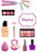 Edible print A4 Personalised Make up Hair theme Cake topper set cake decorations icing paper UNCUT