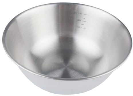 Cabilock Stainless Steel Egg Mixing Holder Large Bowl Lid Practical for Baking Egg Beating Bowl
