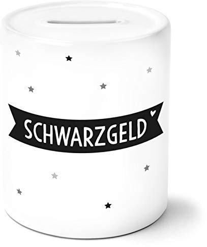 OWLBOOK Schwarzgeld Kasse Spardose Deko Idee optimal für Cafes Restaurants Bars zur Einweihung