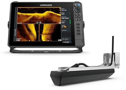 Lowrance HDS-12 PRO SolarMAX HD IPS Display 12 Chartplotter Fishfinder Dual 1kW Sonar CHIRP (mit Acitve Imaging HD 3-1 Wandler)