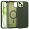 Caseology Nano Pop Mag Compatible with iPhone 15 Case [Magnetic] [Military Grade Drop Protection] with Side Grip Patterns iPhone 15 Case - Avo Green