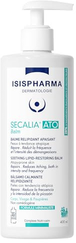 ISISPHARMA SECALIA ATO Balsam, 400 ml, schnell eindringender Flüssigbalsam, schnell eindringend, atopische Haut, reduziert die Häufigkeit und Intensität von Juckreiz, hergestellt in Frankreich