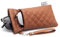 Face Shadow Brillenetui Weich für 2 Brillen Sonnenbrille Etui mit Schnappverschluss, Brillentasche Damen Herren, Sunglasses Glasses Case