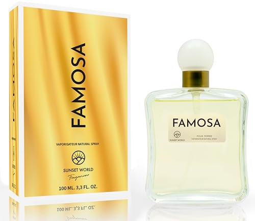 Famosa - Compatible et Inspirés par Fame de Paco Rab. Eau De Cologne Intense 100 ml, Parfum Pheromone pour Femme, Parfum Generique