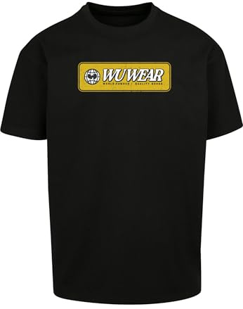 Wu Wear Herren Earth Logo Oversize Tee Black, L
