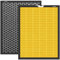 iReijomoi Replacement Air Filter Vital 100S Compatible With LEVOIT Vital 100 100-RF AIR Purifier,H13 True HEPA 3-in-1 Activated Carbon Filter(Yellow-2 Pack)
