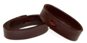 Vintage Time Watches 2 x Leder-Uhrenarmbänder, Ersatzschlaufe, verschiedene Größen, 18 mm, 20 mm, 22 mm, 2 Stück, 22 mm, Leder